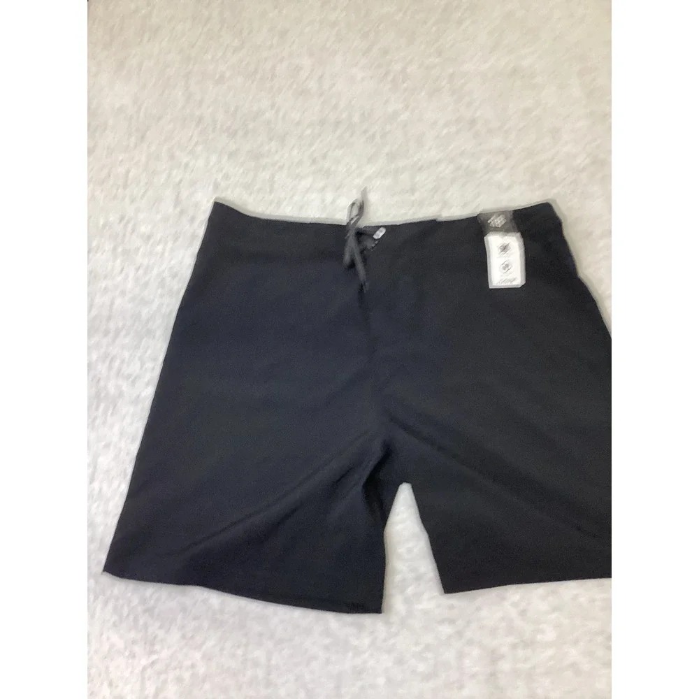 Hurley Mens Black 4-Way Stretch Quick Dry Board Shorts Swim Trunks Size 38 20